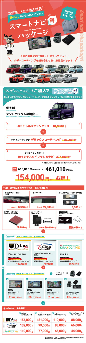 スマートナビ得パッケージ